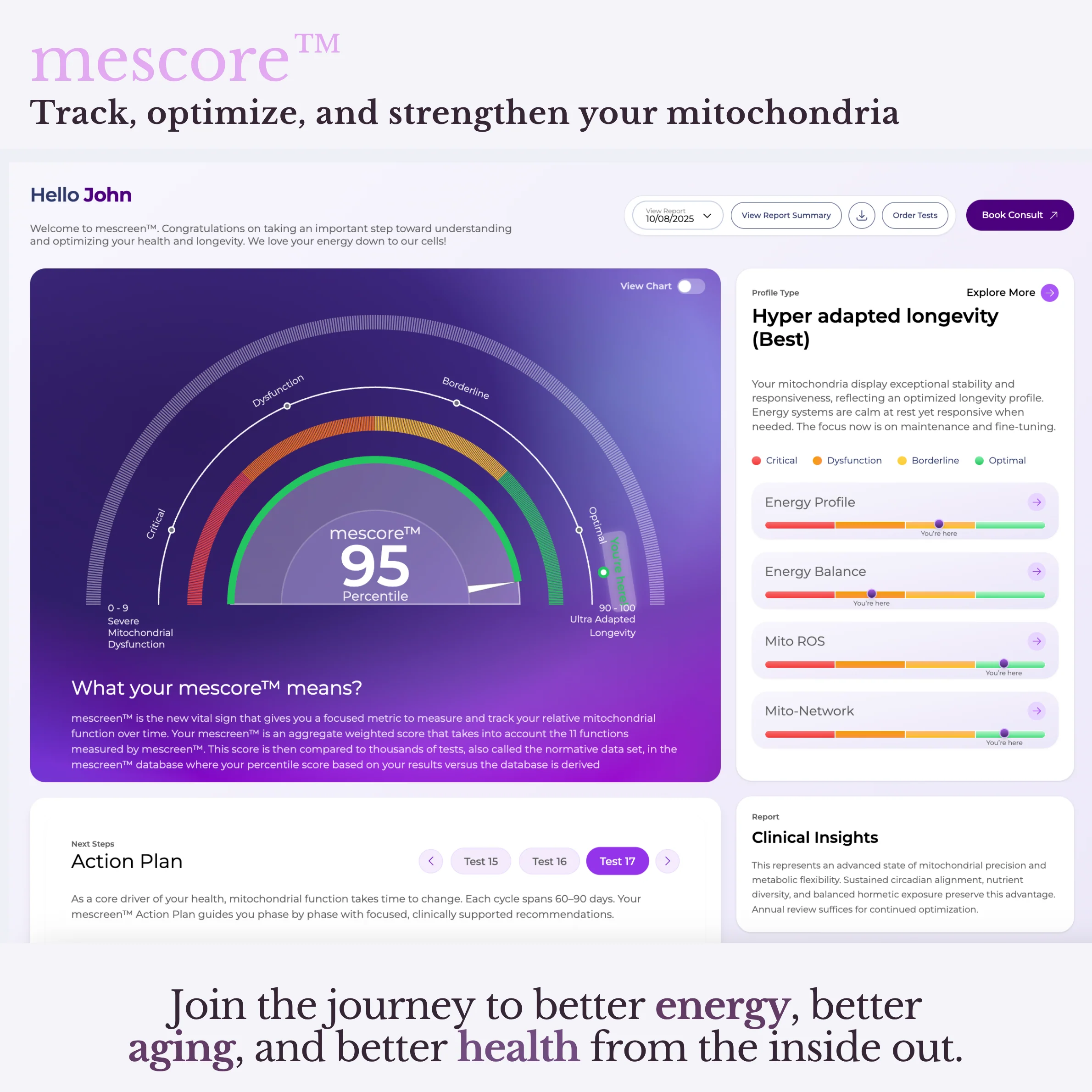 mescreen™ Mitochondrial Function Test + Healthcare Provider Consult - Image 2