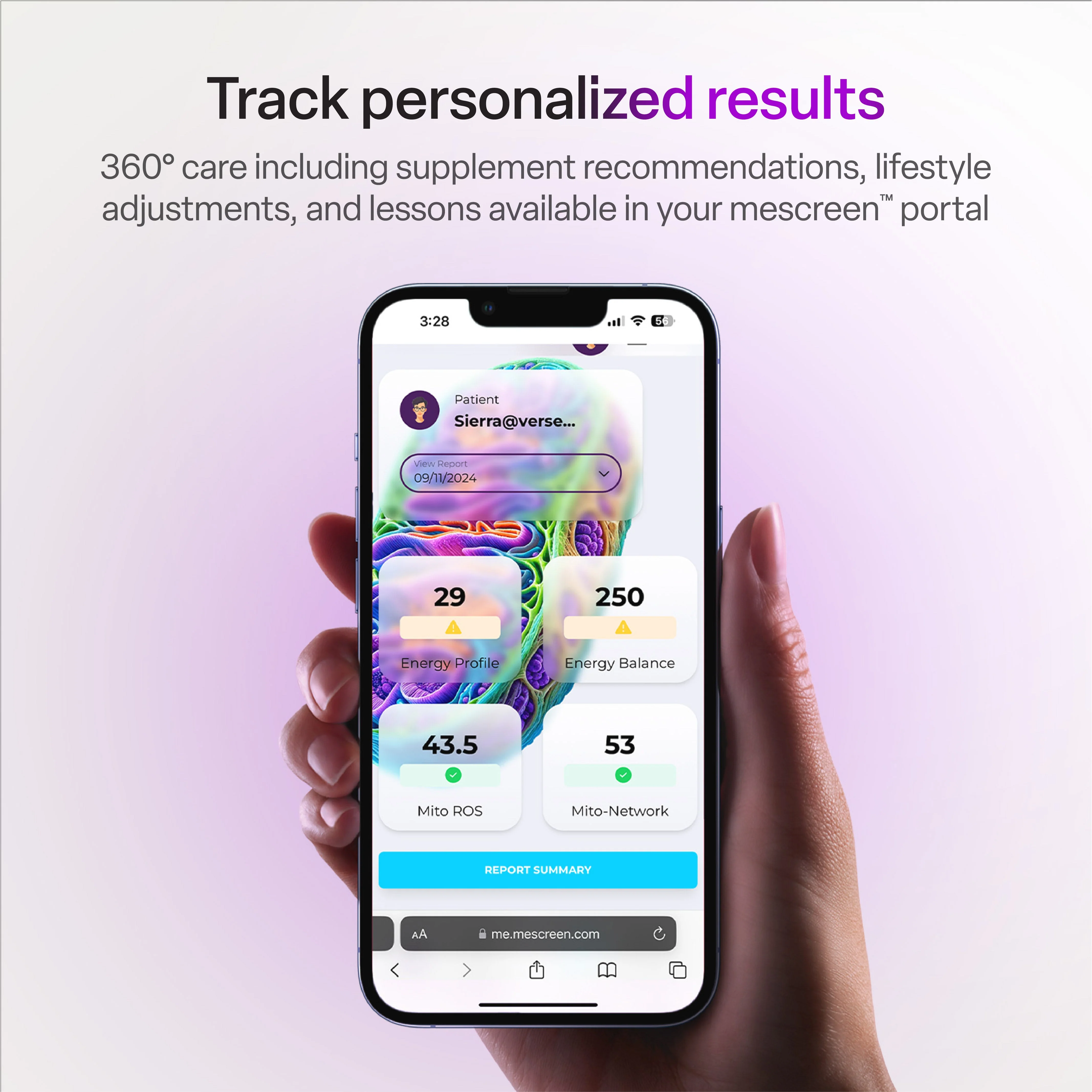 mescreen™ Mitochondrial Function Test + Healthcare Provider Consult - Image 4